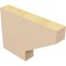 Ekena Millwork 2in. W x 8in. H x 12in. L Clemmons Woodgrain TimberThane Rafter Tail, Primed Tan RFTUR02X08X12CLERCPR - alternate 5